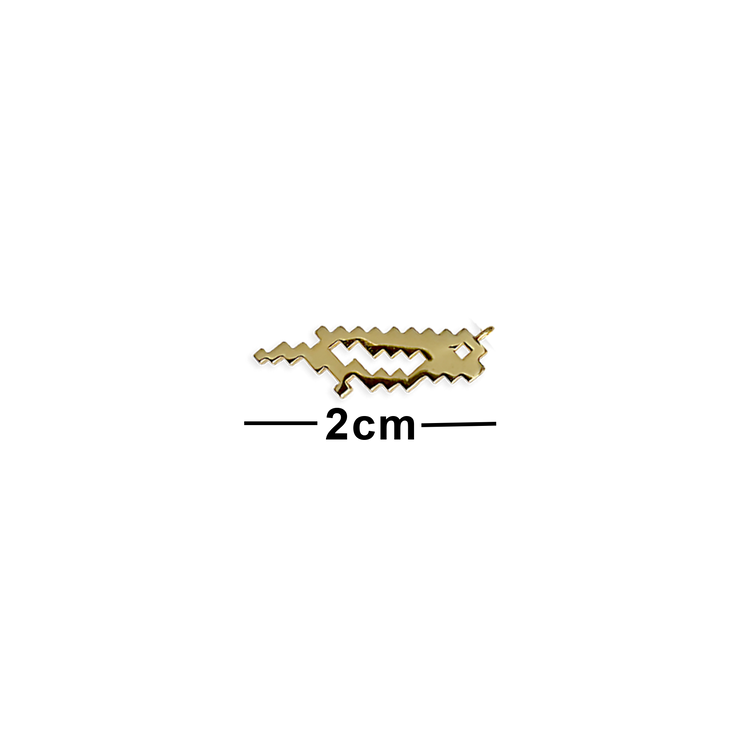 bitbird icon golden necklace
