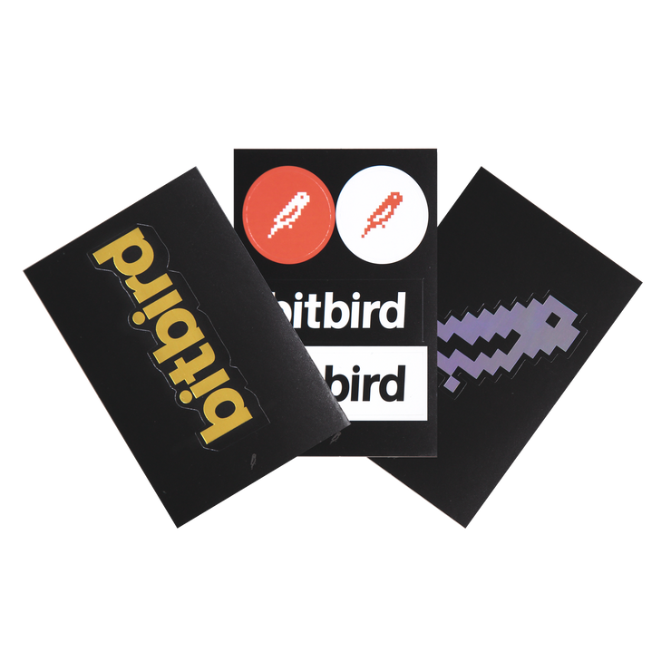 bitbird sticker pack - bitbird shop worldwide 🕊